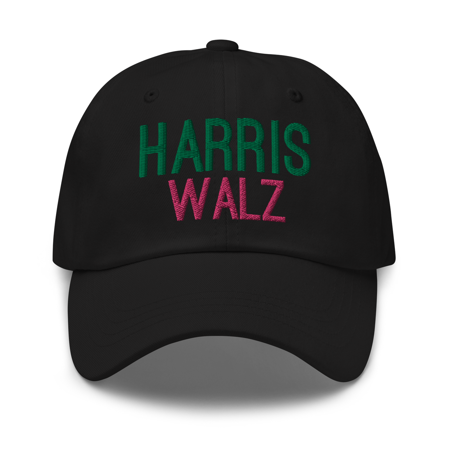 Harris Walz Pink & Green Dad Hat