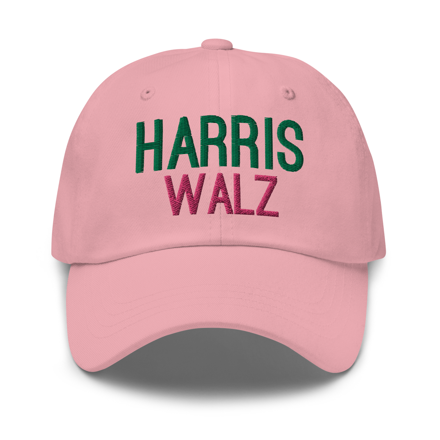 Harris Walz Pink & Green Dad Hat