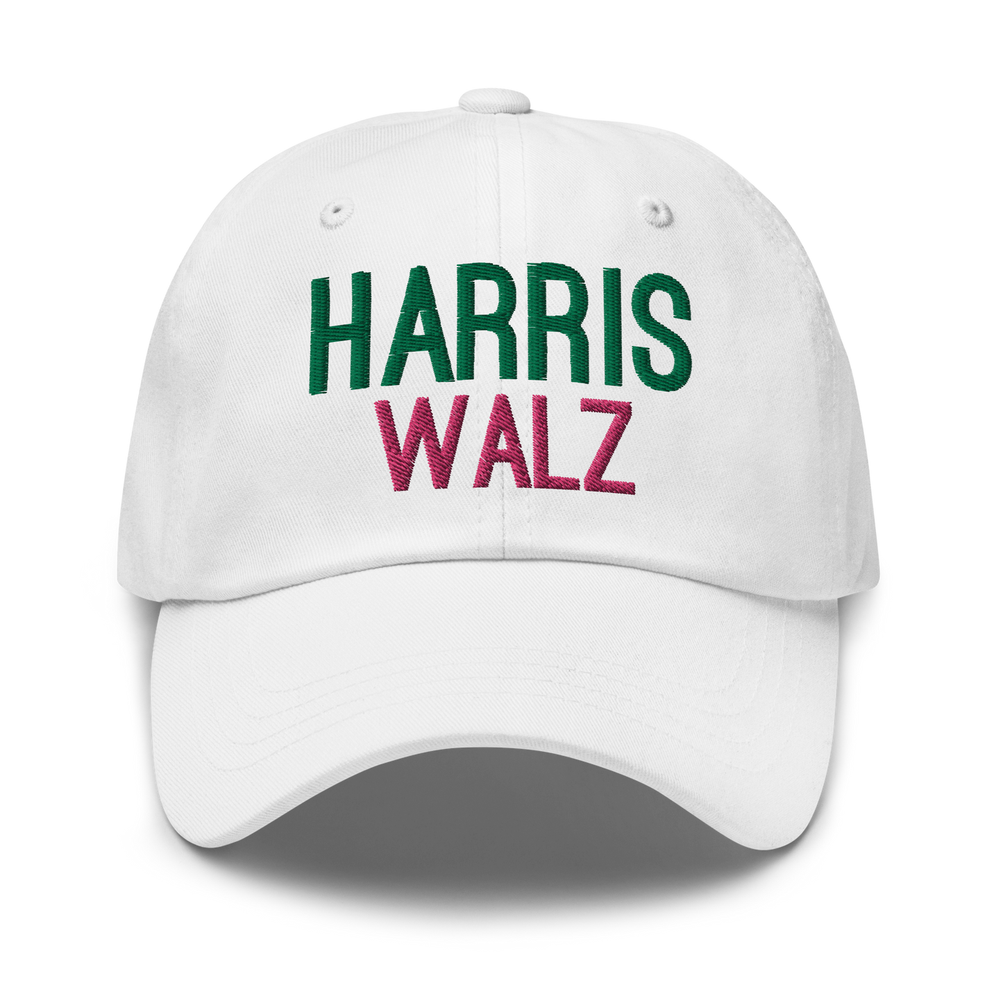 Harris Walz Pink & Green Dad Hat