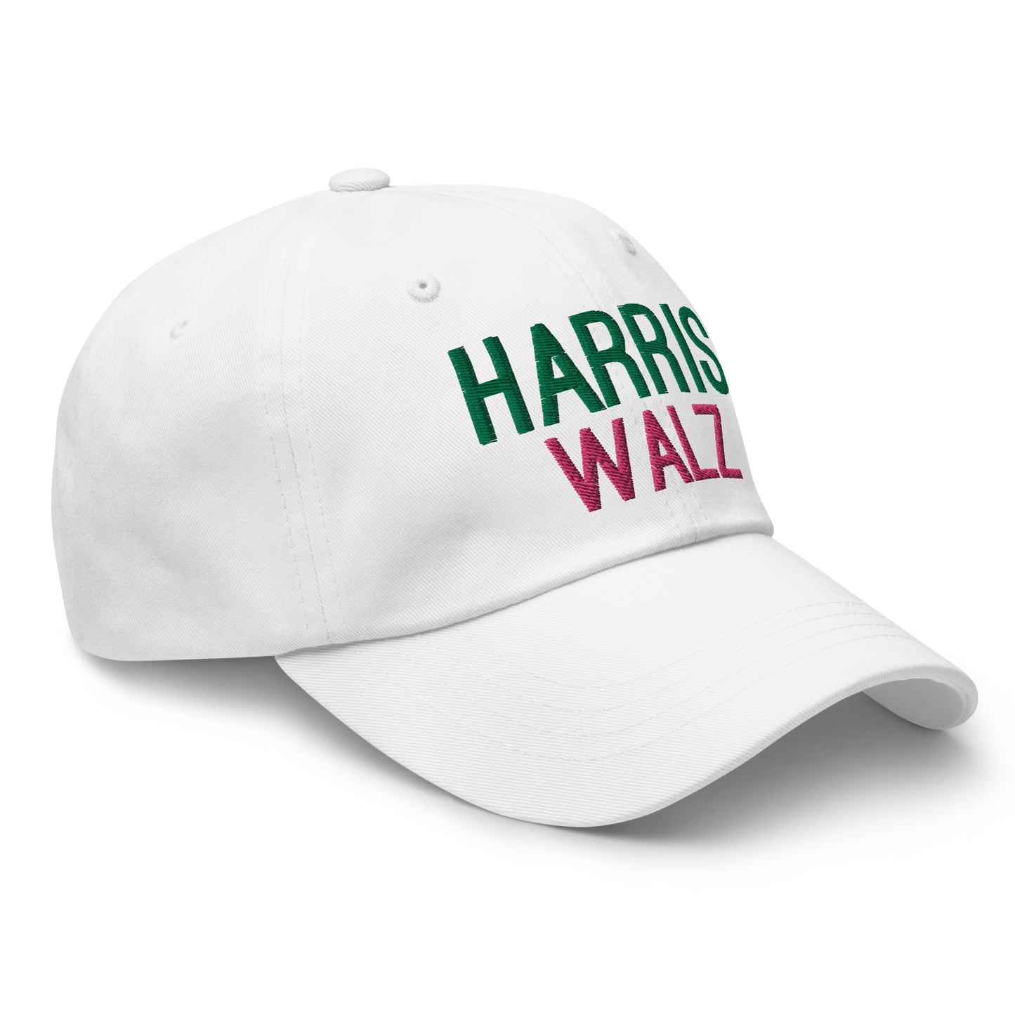 Harris Walz Pink & Green Dad Hat