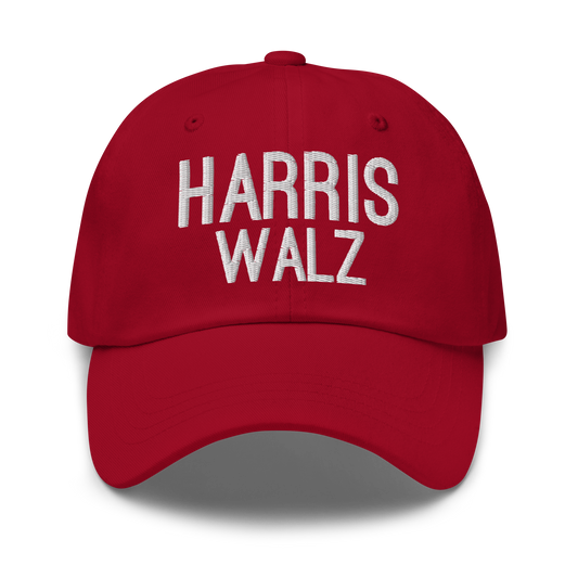 Harris Walz Red Dad Hat