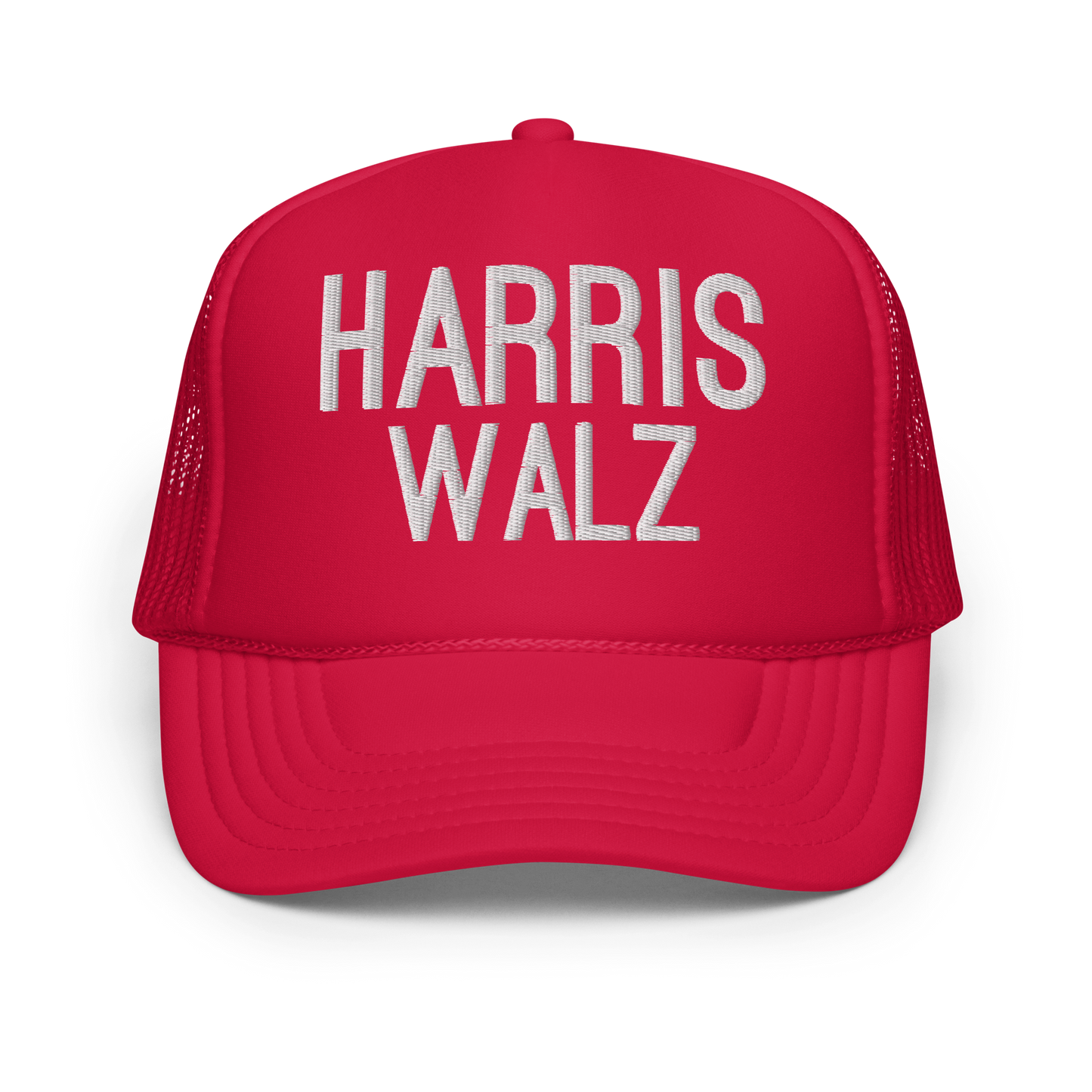 Harris Walz Red Trucker Hat