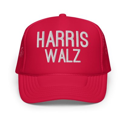 Harris Walz Red Trucker Hat