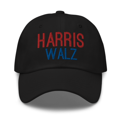 Harris Walz Blue & Red Dad Hat