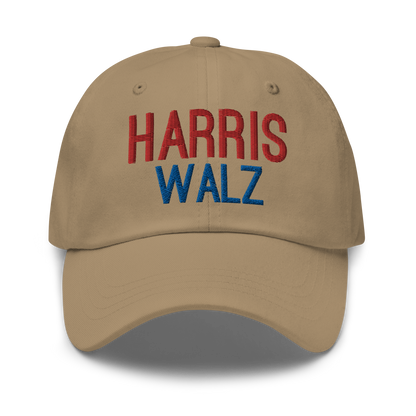 Harris Walz Blue & Red Dad Hat