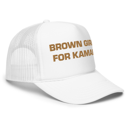 Kamala Brown Girl Trucker Hat